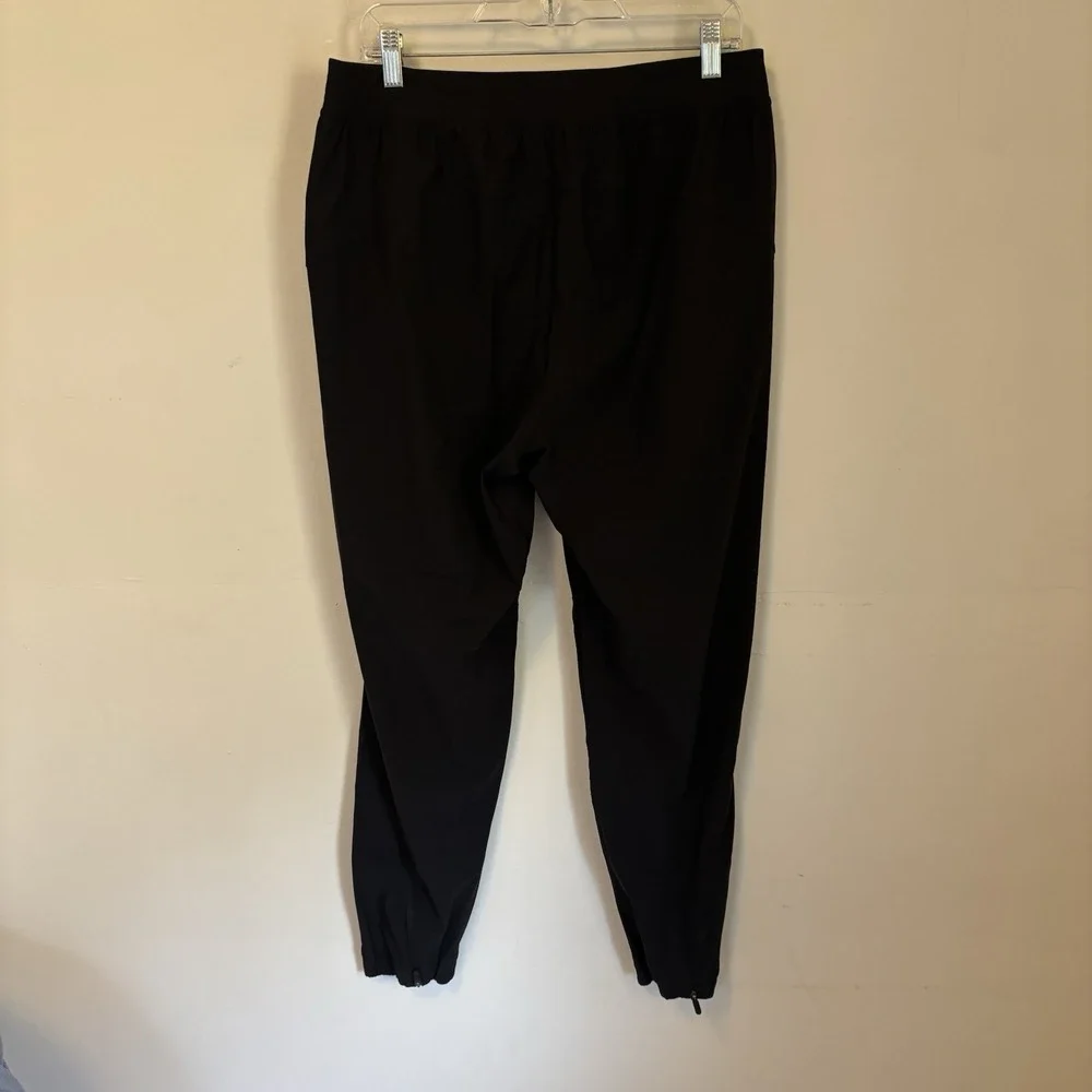 Lululemon Adapted State High Rise Jogger US 12 Black Ankle Zip 28